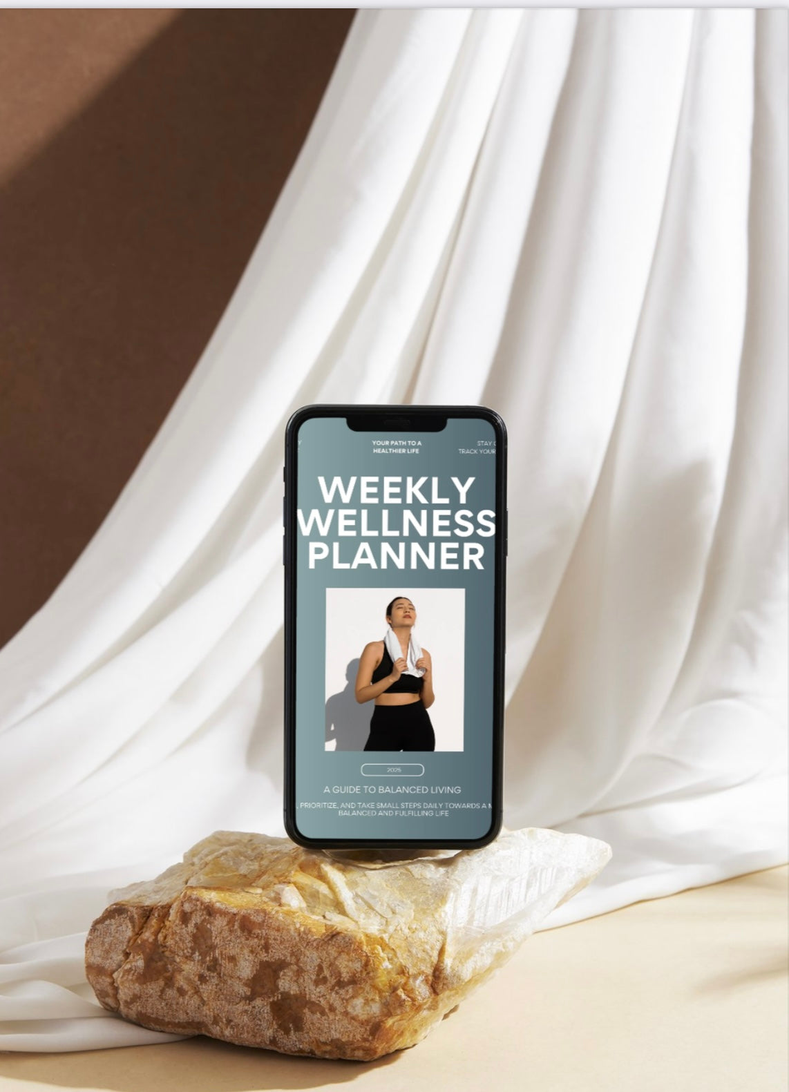 Weekly Wellness Planner | Self-Care, Habit & Fitness Tracker PDF