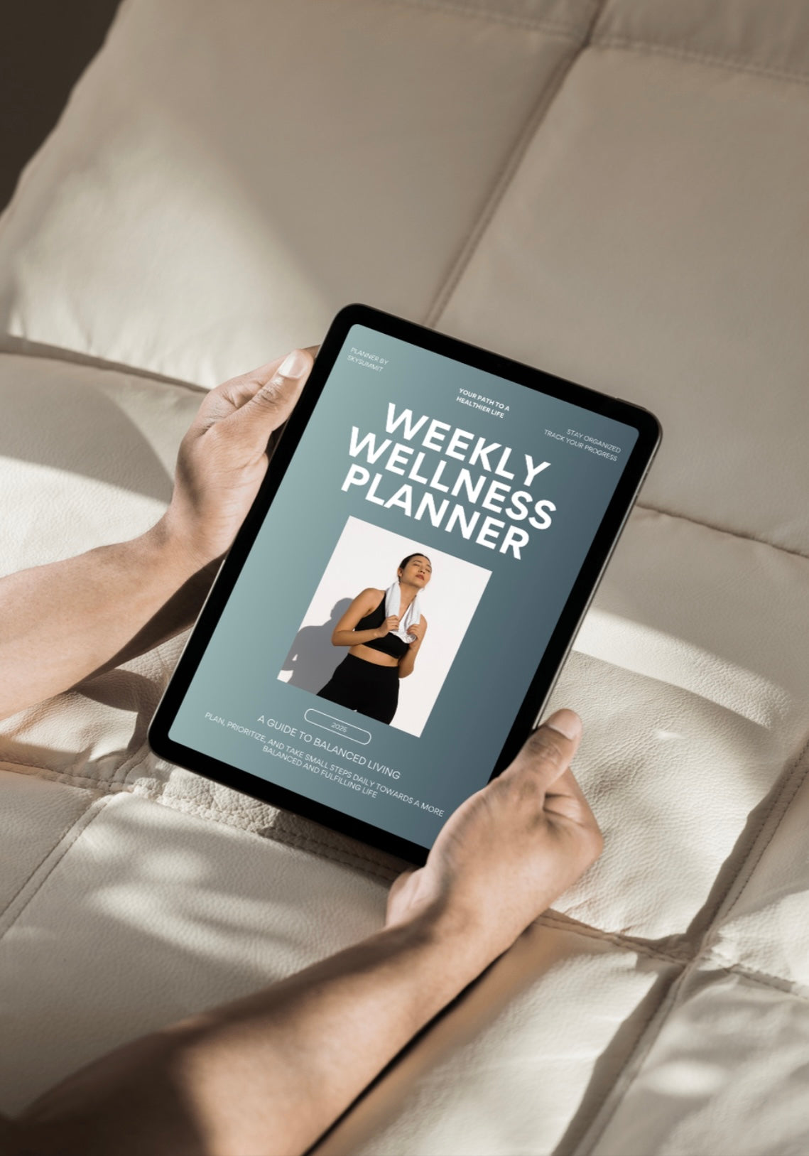 Weekly Wellness Planner | Self-Care, Habit & Fitness Tracker PDF