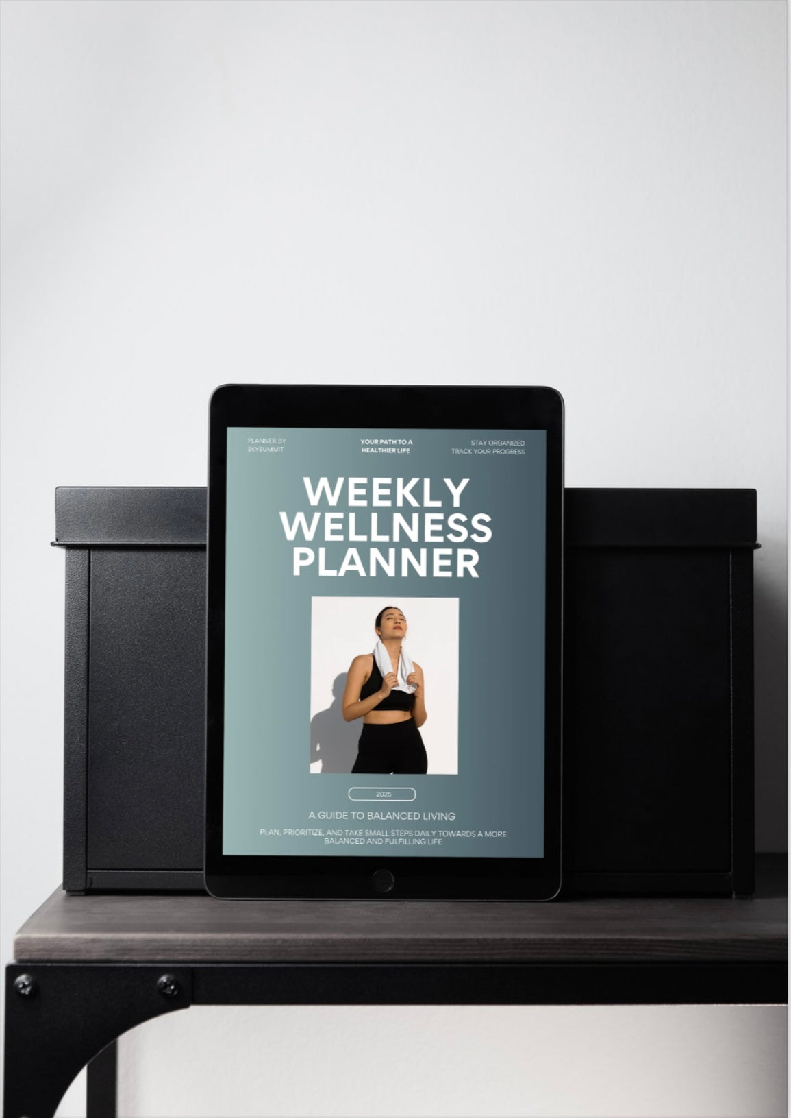 Weekly Wellness Planner | Self-Care, Habit & Fitness Tracker PDF