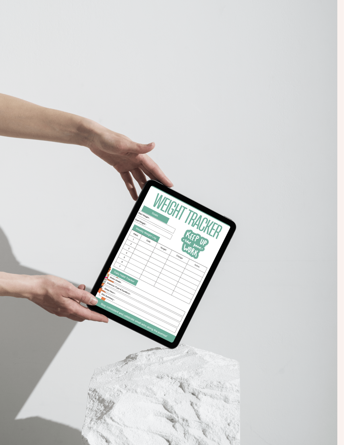 Weight Loss Bundle | Progress, Habit & Wellness Trackers PDF